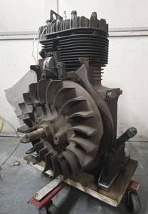 lot 176 image: Old 8hp Motor wDiagram