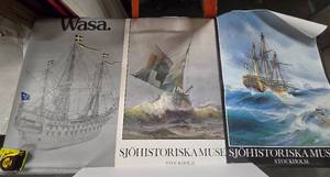 lot 185 image: Group of Vintage Scandinavian Travel Posters
