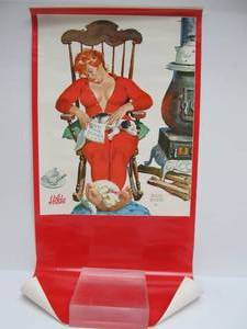 lot 67 image: Orig Vintage HILDA Print  Poster