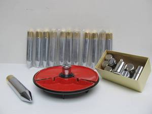 lot 78 image: NOS Vintage Table Lighter  Ashtray w Many NOS Rocket Lighters