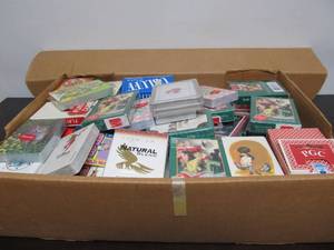 lot 112 image: HUGE Lot of NOS Unopened Vintage Decks or Playing Cards Advertising etc #4