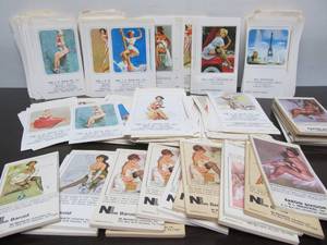 lot 116 image: Thousands of Vintage Small Pinup PrintsCalendarsPages etc