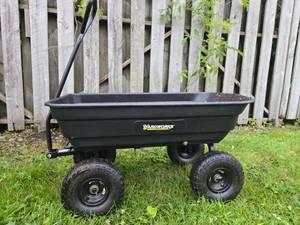 lot 278 image: YARDWORKS Rolling Garden Cart