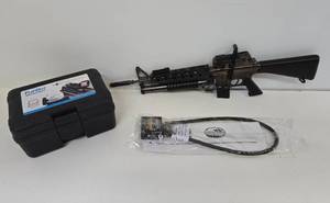 lot 249 image: Mini Machine Gun Model - FlipDot Reflex Gun Sight - Brand New Gun Lock
