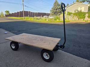 lot 273 image: Good Rolling Utility Shop Cart - 24 x 48 