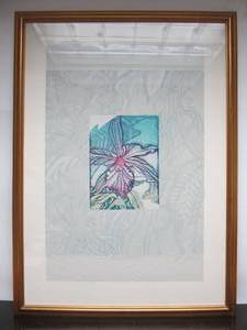 lot 357 image: Large Limited Edition Orchid Flower Art Print Signed 38