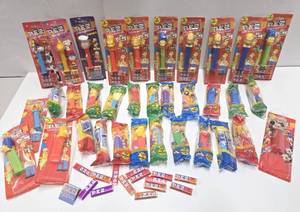 lot 377 image: Large Lot of Brand New PEZ Dispensers - Mostly The Simpsons