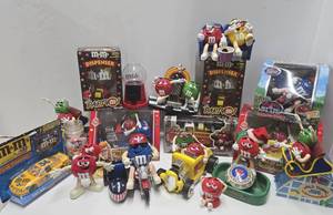 lot 380 image: LARGE Collection of M&ampM Toys & Collectibles