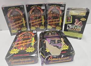 lot 391 image: Lot of SEALED Boxes of Trading Cards - American Bandstand  Elvis