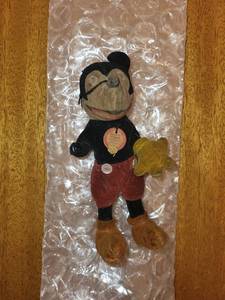 RARE 1930s Steiff Mickey Mouse Disney Plush Toy LOC260