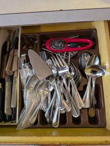 lot 21 image: Collection of Stainless Steel Cutlery Set with Can Opener