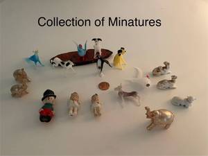 lot 107 image: Collection of Miniature Figurines and Animals