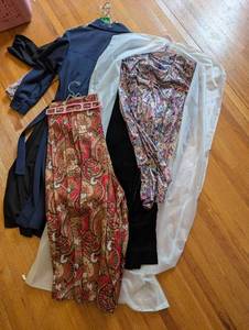 lot 523 image: Collection of Vintage Womens Dresses Featuring Lorac Original and Butte Knit