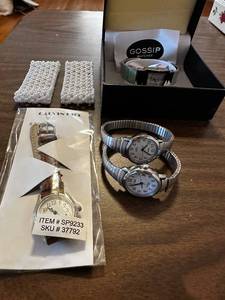 lot 532 image: Collection of 4 Wristwatches including Timex, Calvin Klein, and Gossip