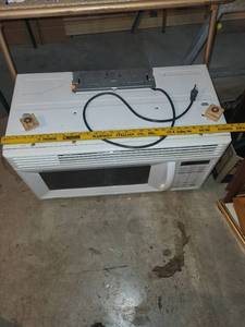 lot 335 image: Sharp Over-the-Range Microwave Oven with Auto-Touch Control Panel