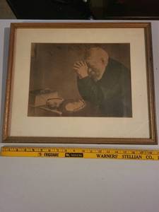 lot 357 image: Antique Framed Print of Grace by Eric Enstrom