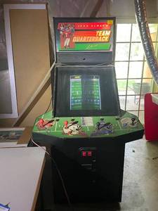 John Elway's Team Quarterback Arcade Game Machine - In Working Condition