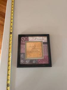 lot 68 image: Decorative Wisdom Wall Plaque with Inspirational Quote