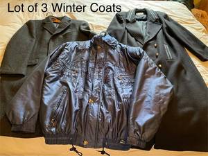 lot 543 image: Lot of 3 Winter Coats Including Reusch, Maggie Lawrence, and Malcolm Kenneth