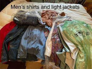 lot 546 image: Collection of Mens Shirts and Light Jackets incl Skindivers Association