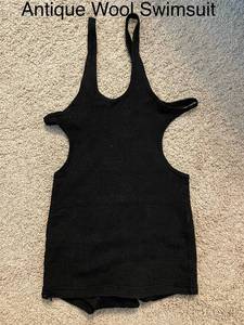 lot 567 image: Antique Wool Swimsuit with Vintage Design