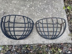 lot 194 image: Pair of Vintage Metal Headlight Guards