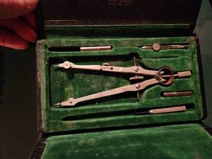 lot 79 image: Dietzgen Master-Pro Compass Set and In-Home Filing System Box