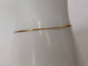lot 122 image: 14k Italian Gold Chain Bracelet
