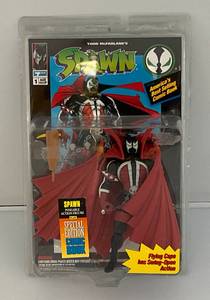 lot 132 image: McFarlane 1994 Spawn & Figure Series 1 Version 1. 1st Release (New Old Stock)
