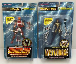 lot 133 image: McFarlane Toys Vintage Action Figures Including Mother-One (Wetworks) & Shaft (Youngblood) Both New Old Stock