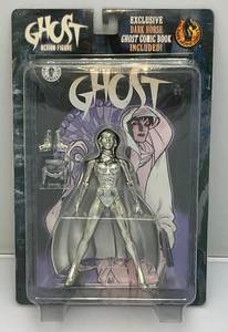 lot 136 image: 1998 Dark Horse Comics CHROME (GHOST) Action Figure With Comic (NEW OLD STOCK)
