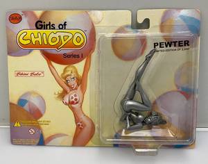 lot 138 image: Girls Of Chiodo Series 1 Bikini Babe Pewter Edition (NOC)