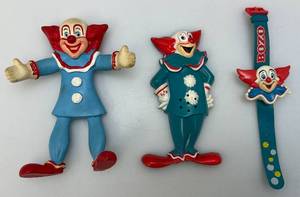 lot 172 image: Vintage BOZO The Clown Collectibles