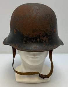 lot 177 image: WWII German FirePolice Civic Style Helmet
