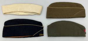 lot 180 image: Misc. US & Yugoslavian Soldier Field Caps & More