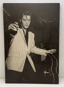 lot 16 image: Elvis Print On Canvas 22 12 x 33
