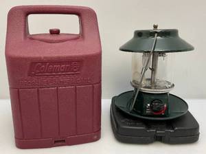 lot 30 image: Vintage Coleman Lantern In Hard Plastic Carrying Case