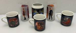 lot 33 image: Vint5age Collectible STAR TREK Glasses & Mugs