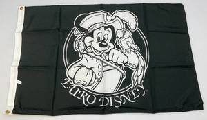 lot 46 image: 24 x 36 Euro Disney Mickey Mouse Flag (NEW)