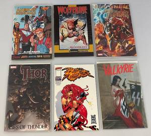 lot 66 image: Misc. Graphic Novel Comics Including VALKYRIE & More (Bagged & Carded)