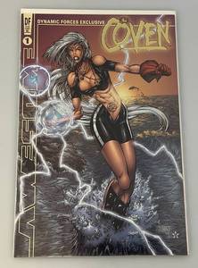 lot 95 image: THE COVEN #1 Vol. 2 Dynamic Forces Exclusive Alternate Cover  Limited  Edition 28665,000 With COA (Bagged & Carded)
