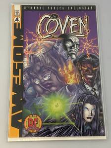 lot 96 image: THE COVEN #4 Dynamic Forces Exclusive Alternate Cover Limited  Edition 17524,000 With COA (Bagged & Carded)