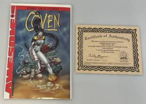 lot 99 image: THE COVEN #5 Dynamic Forces Exclusive Alternate Cover Limited  Edition 04732,000 With COA (Bagged & Carded)