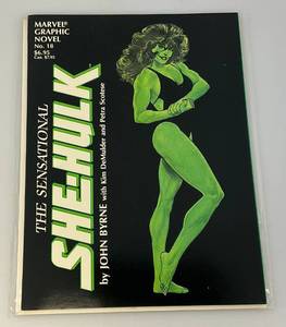 lot 101 image: Marvel Graphic Novel #18 The Sensational She-Hulk By John Byrne 1985