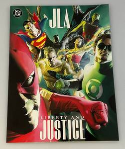 lot 117 image: JLA Liberty And Justice Oversized First Print