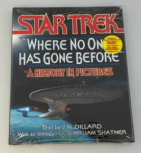 lot 118 image: STAR TREK Where No One Has Gone Before A History In Pictures Hard Cover (Factory Sealed)