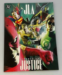 lot 122 image: JLA Liberty And Justice Oversized First Print