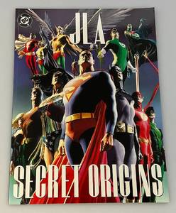 lot 123 image: J2002 DC Comics JLA Secret Origins Treasury Sized Paperback