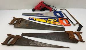 lot 246 image: Misc. Saws & Drill