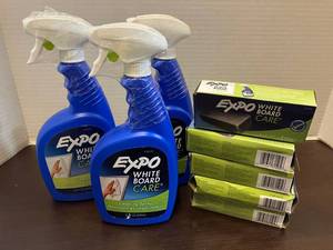 lot 16 image: Expo Dry Erasers and Board Cleaner